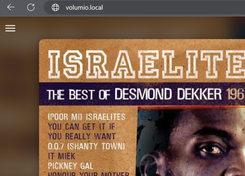 Volumio Wi-Fi access point